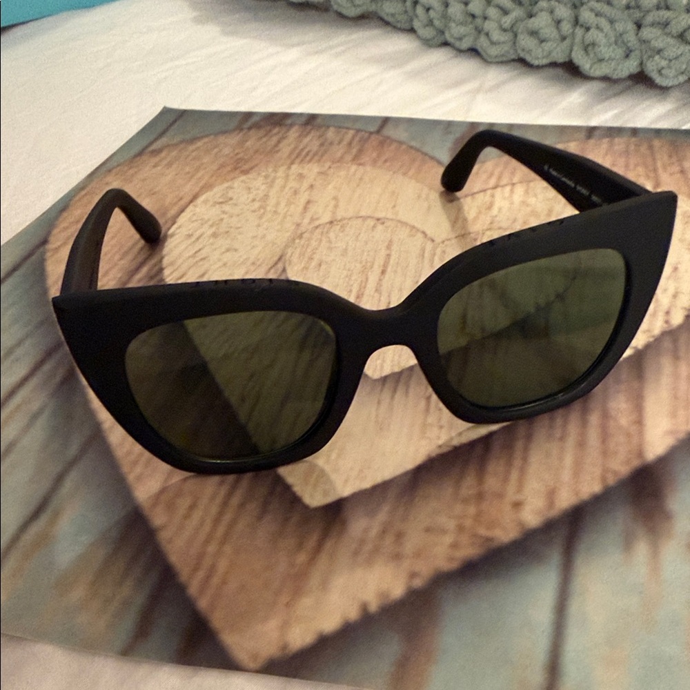 Toms Black Cat-Eye Sunglasses